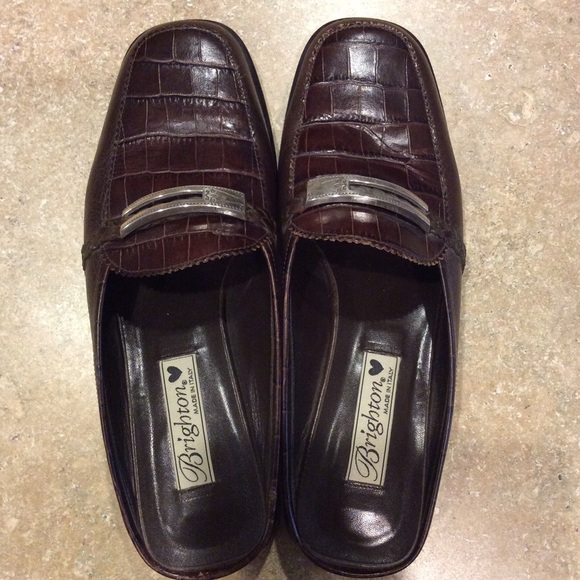 BRIGHTON “JODI” LEATHER MULES - Picture 6 of 9